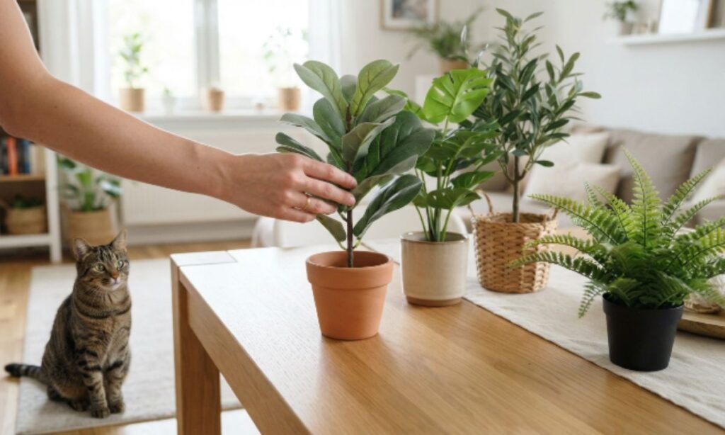 How to Choose a Cat-Safe Fake Plant