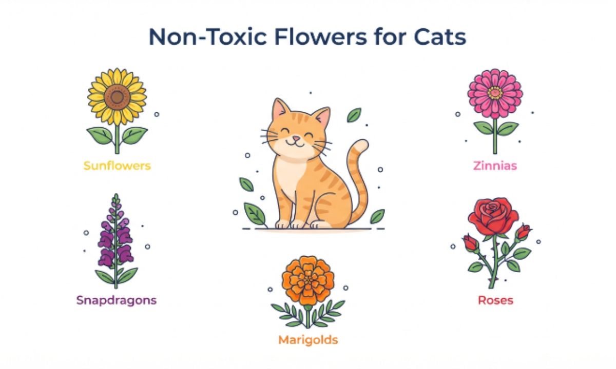 Non-Toxic Flowers for Cats: The Complete Safe List