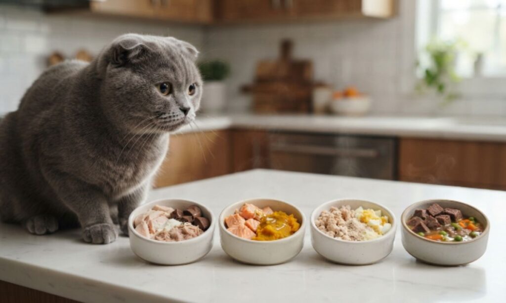 Sample Homemade Recipes for Scottish Fold Cats