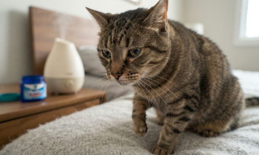 Symptoms of Vicks Toxicity in Cats