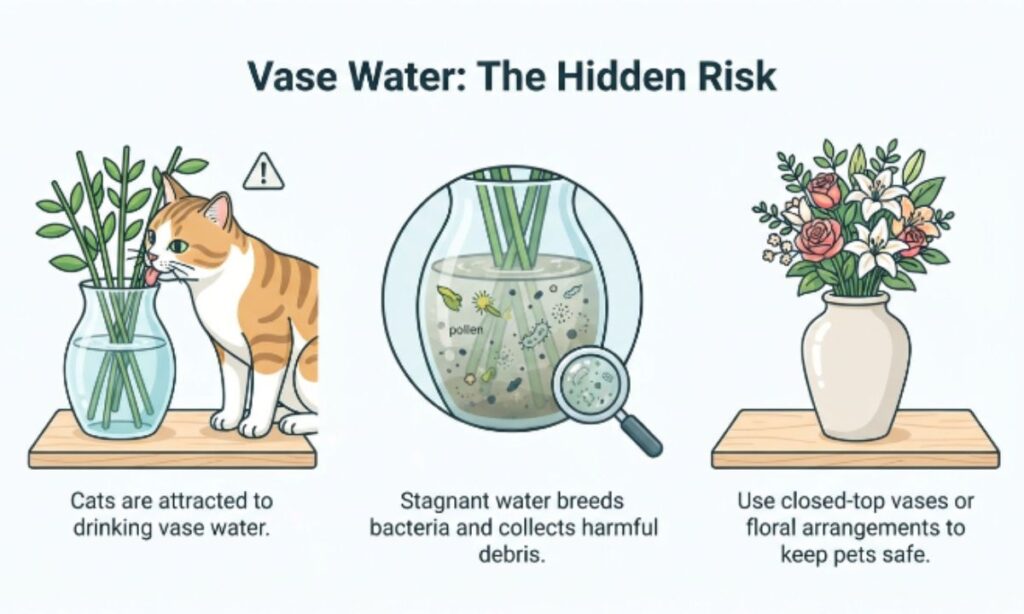 Vase Water: The Hidden Risk Even Safe Flowers Carry