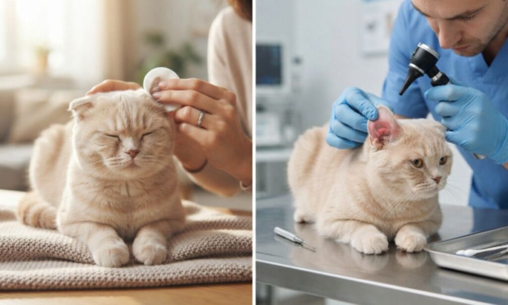 When You Should (and Should Not) Clean Scottish Fold Ears at Home