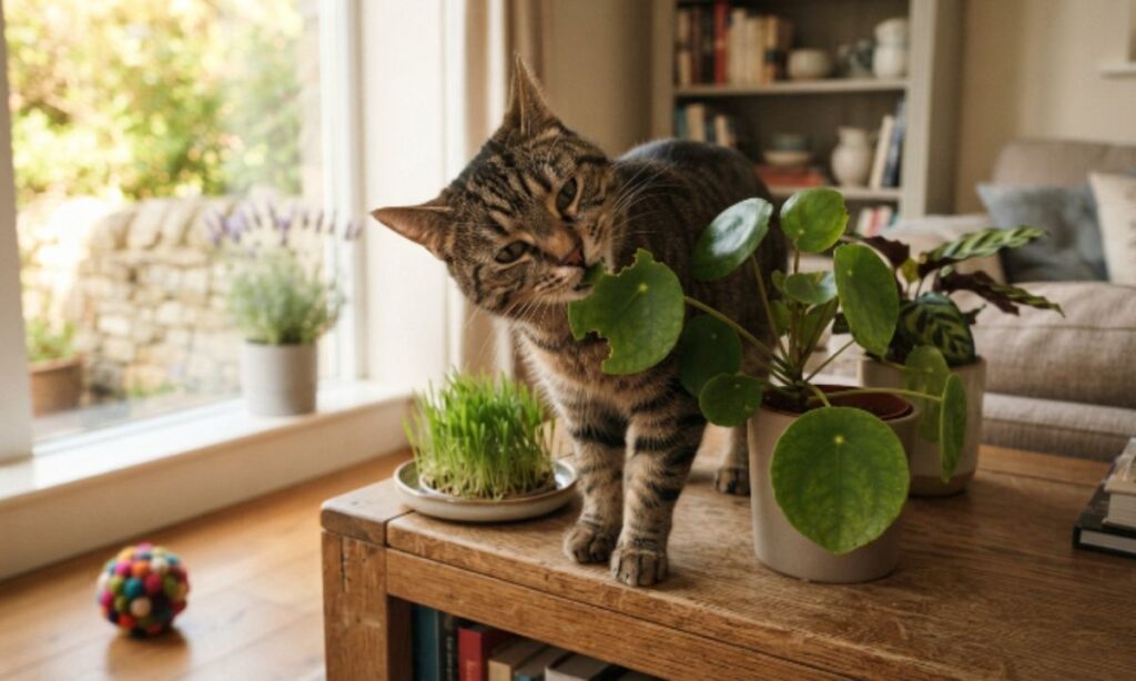 Why Cats Chew on Plants in the First Place