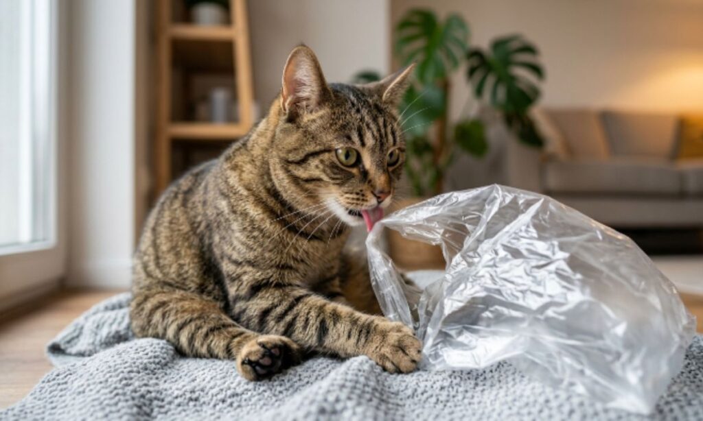 Can Plastic Licking Be a Sign of Pica