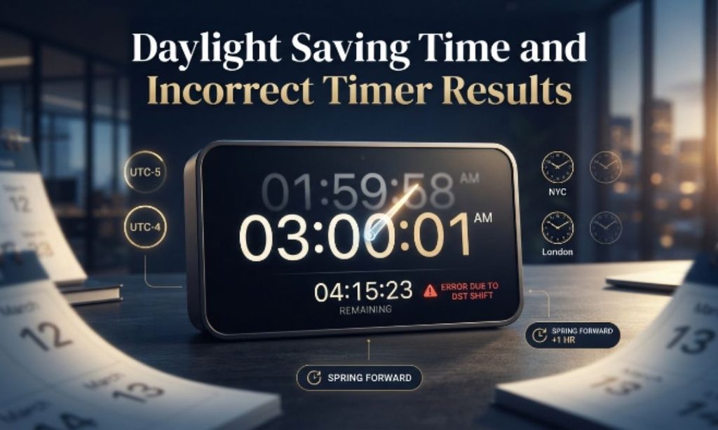 Daylight Saving Time and Incorrect Timer Results