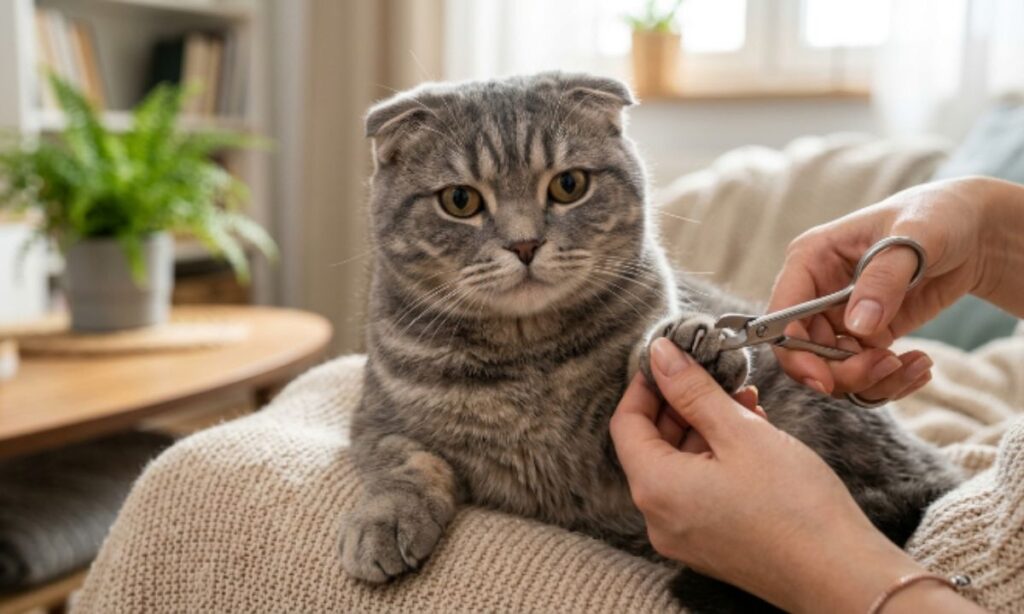 Grooming a Scottish Fold: Coat, Ears, and Nails