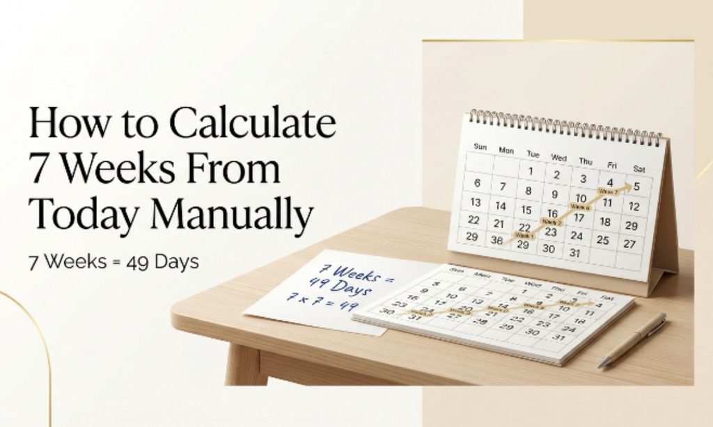 How to Calculate 7 Weeks From Today Manually