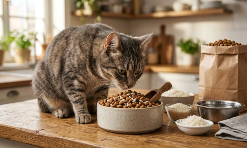 Rice in Commercial Cat Food