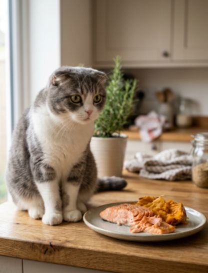 Salmon and Sweet Potato Plate