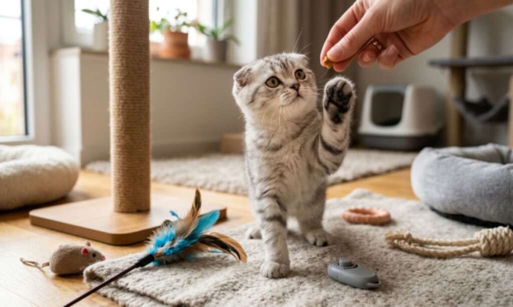 Scottish Fold Kitten Behavior Stages by Age