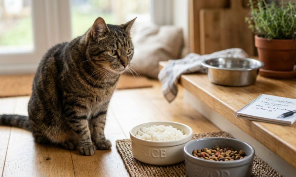 Signs Your Cat Is Reacting Poorly to Rice
