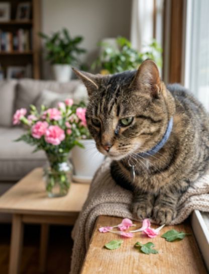 Symptoms of Carnation Poisoning in Cats