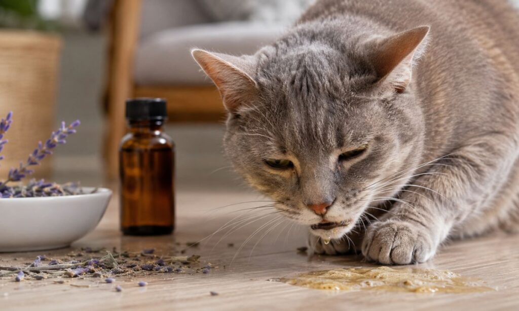 Symptoms of Lavender Poisoning in Cats