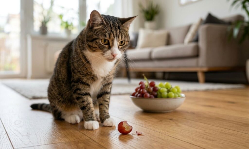 What Happens When Cats Eat Grapes?