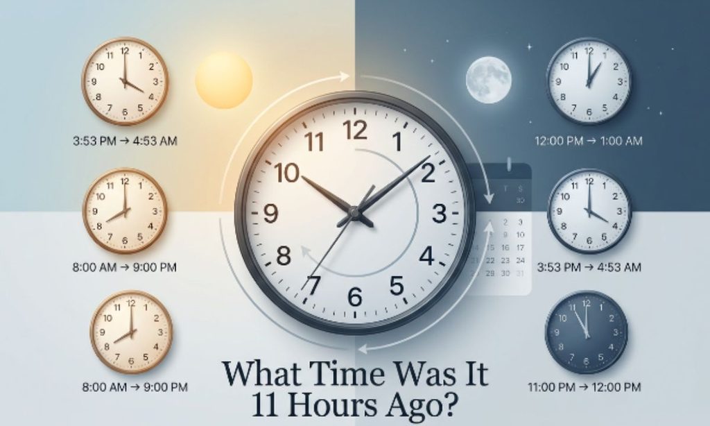 What Time Was It 11 Hours Ago Here the Fast Way to Check