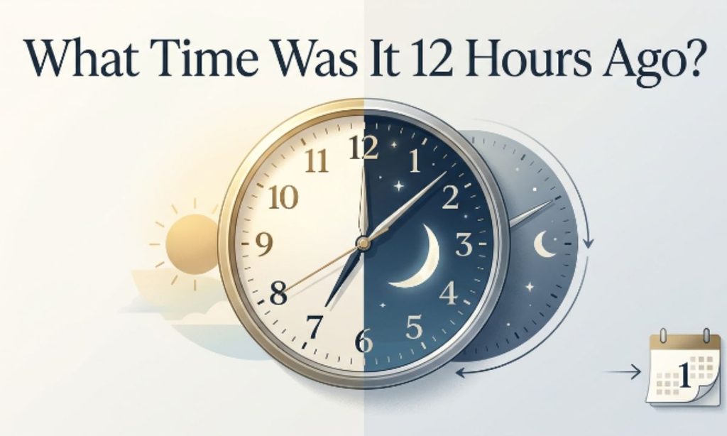 What Time Was It 12 Hours Ago A Simple Way to Find Out