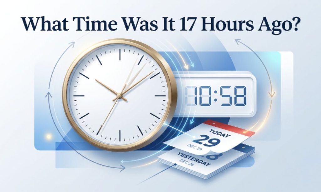 What Time Was It 17 Hours Ago Quick Answer and Formula