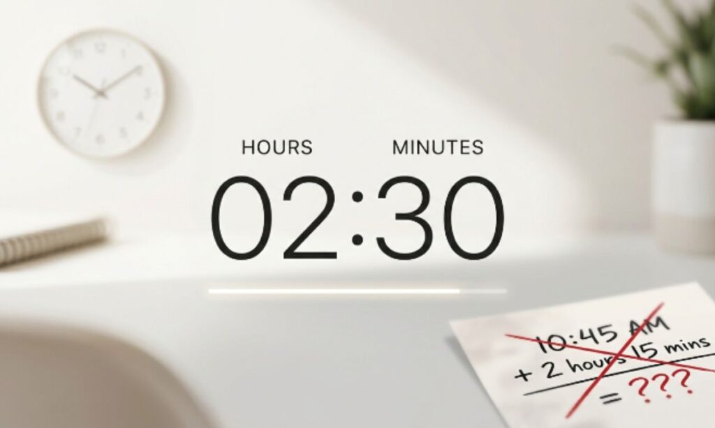 Why a Countdown Timer Beats Doing Math Every Time