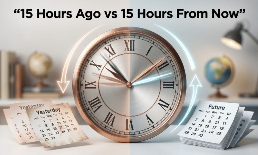 15 Hours Ago vs 15 Hours From Now