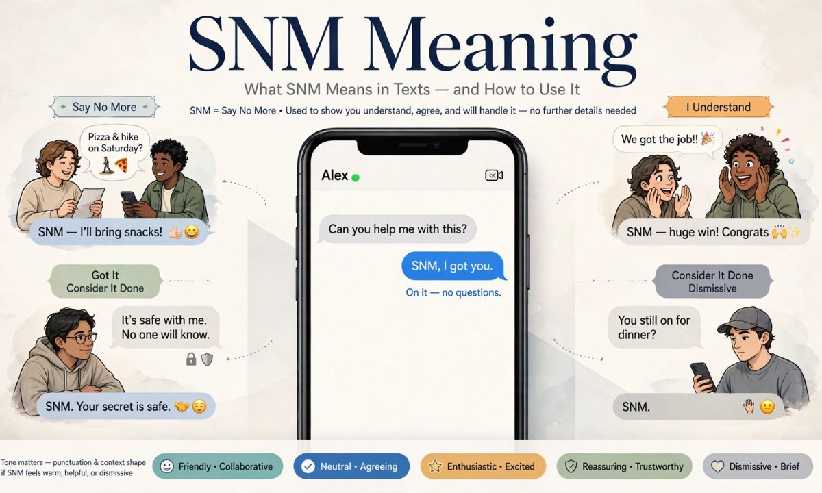 SNM Meaning What It Means in Texting and Social Media