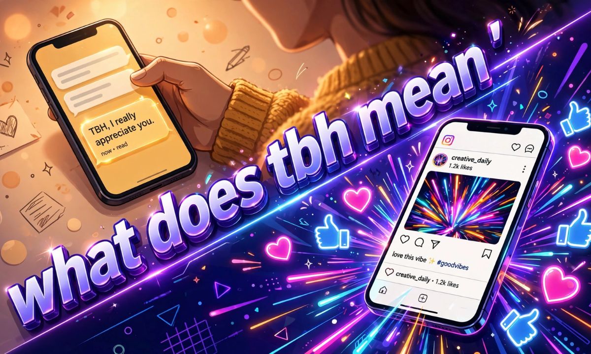What Does TBH Mean Full Guide to This Text Slang Term