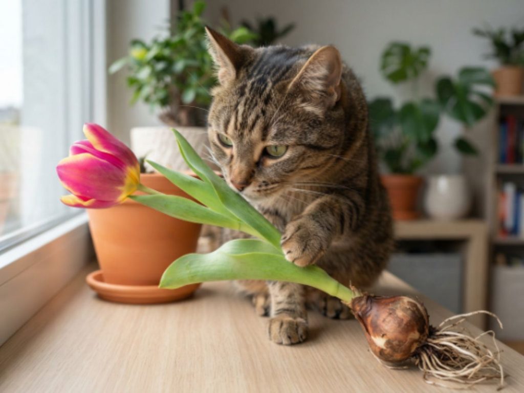 Which Parts of a Tulip Are Toxic to Cats_